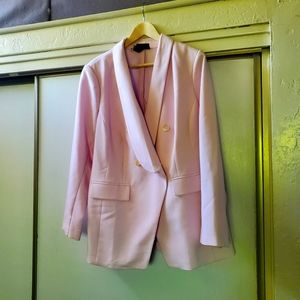 Lane Bryant pink blazer